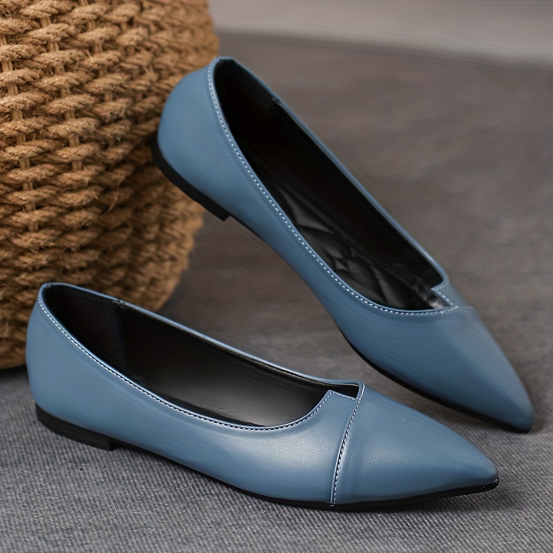 Blue flat 2025 dress shoes