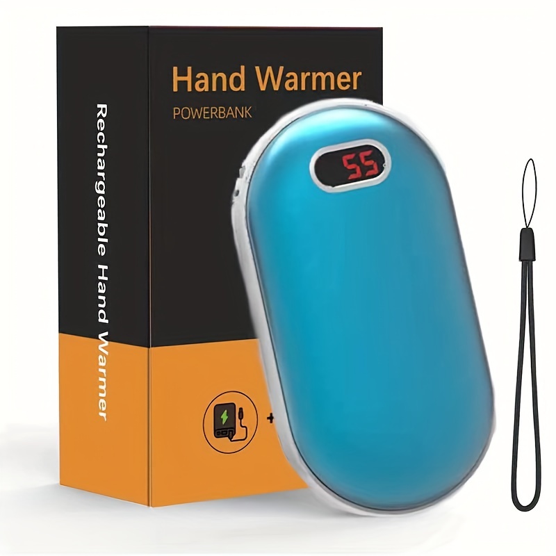 Chauffe-mains rechargeable, chauffe-main électrique Réutilisable Poche  Radiateur USB Portable 5200mah Power Bank, Grand cadeau pour les femmes