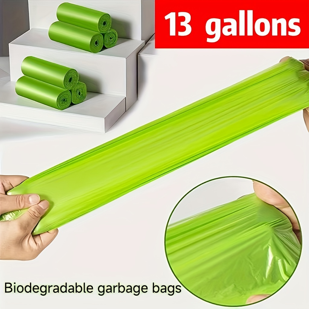 15 Bags 13 Gallon Garbage Bags Can Be Biodegradable Super - Temu