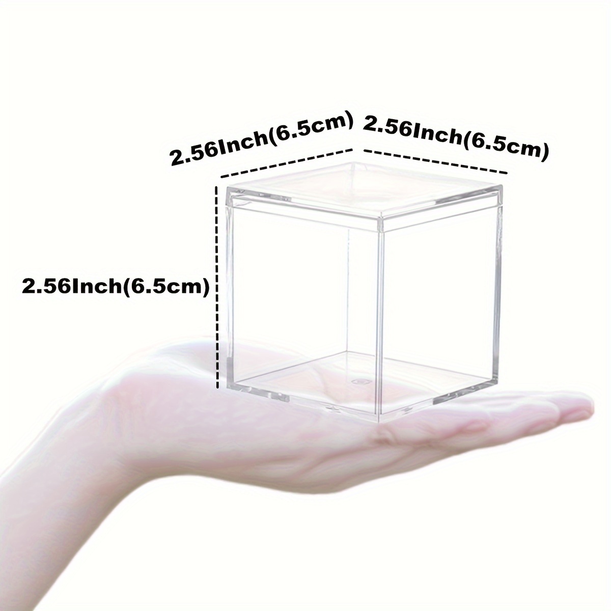 60ML Kitchen Storage Box Small Plastic Containers Square Vacuum