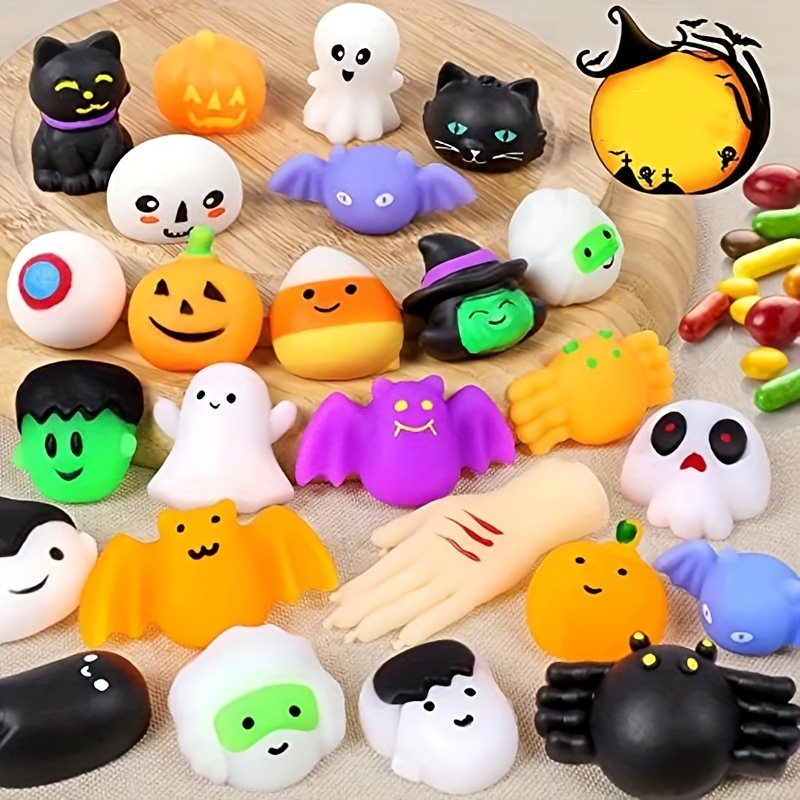 Glowinthedark Kawaii Mini Mochi Squishy Cat Toys Antistress Set