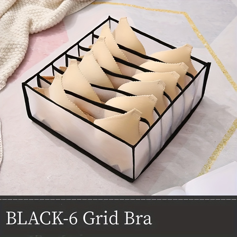 Womens Bra Pouch Drawer For Storage: Thickened Grid Box With Mesh Separator  For Underwear And Panties From Cleanfoot_elitestore, $1.18