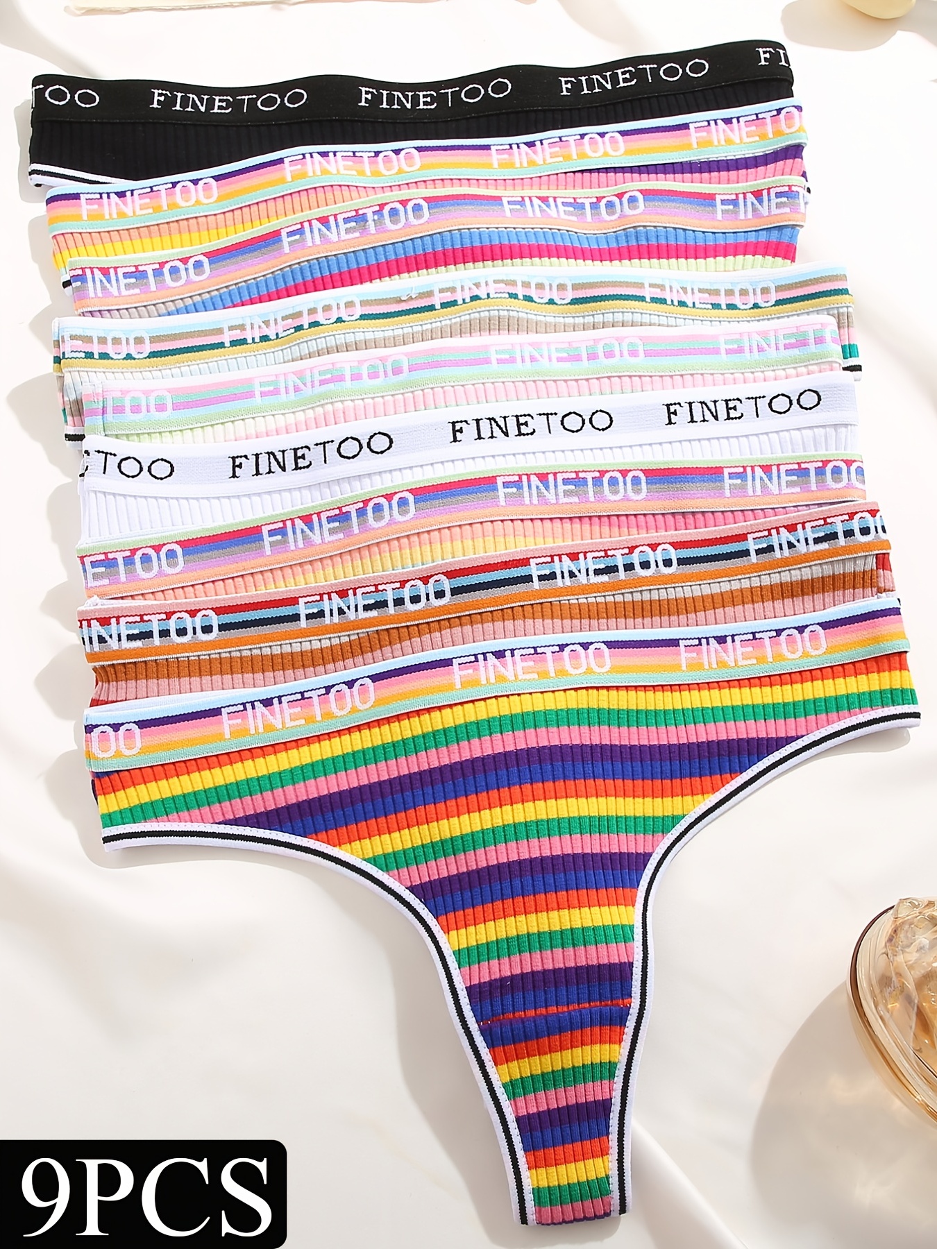 Multicolor Seamless Thong Panties Breathable Comfortable Low - Temu