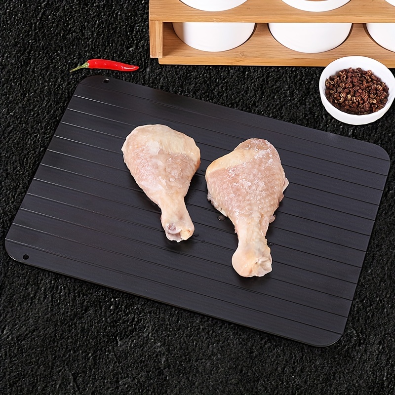 Bandeja De Descongelación Rápida Sin Adherencia, Plato De Goteo Sin  Aleación De Aluminio Para Descongelamiento De Carne, Descongelador Duradero  Sin Enchufe, Utensilios De Cocina, Moda de Mujer