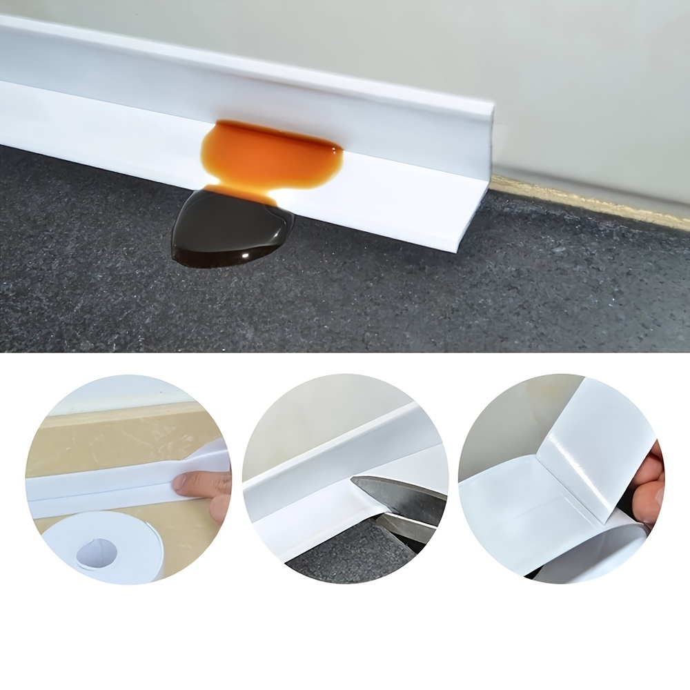 1pc Bath Sealing Strip Tape PVC Waterproof