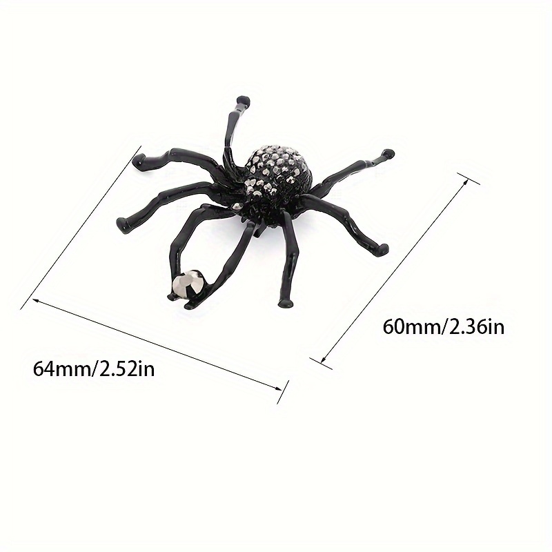 Stylish And Unique Spider Brooch Pin - Perfect For Any Occasion - Temu