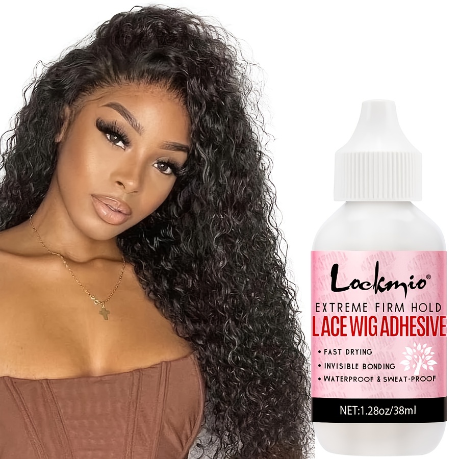 Doahair Lace Glue for Wigs, Wig Glue for Front Lace Wig Waterproof Super  Hold Hair Glue for Weave, Invisible Hair Bonding Glue Extreme Hold for Hair  Systems (1.3oz Lace Glue+2 Pcs Melting