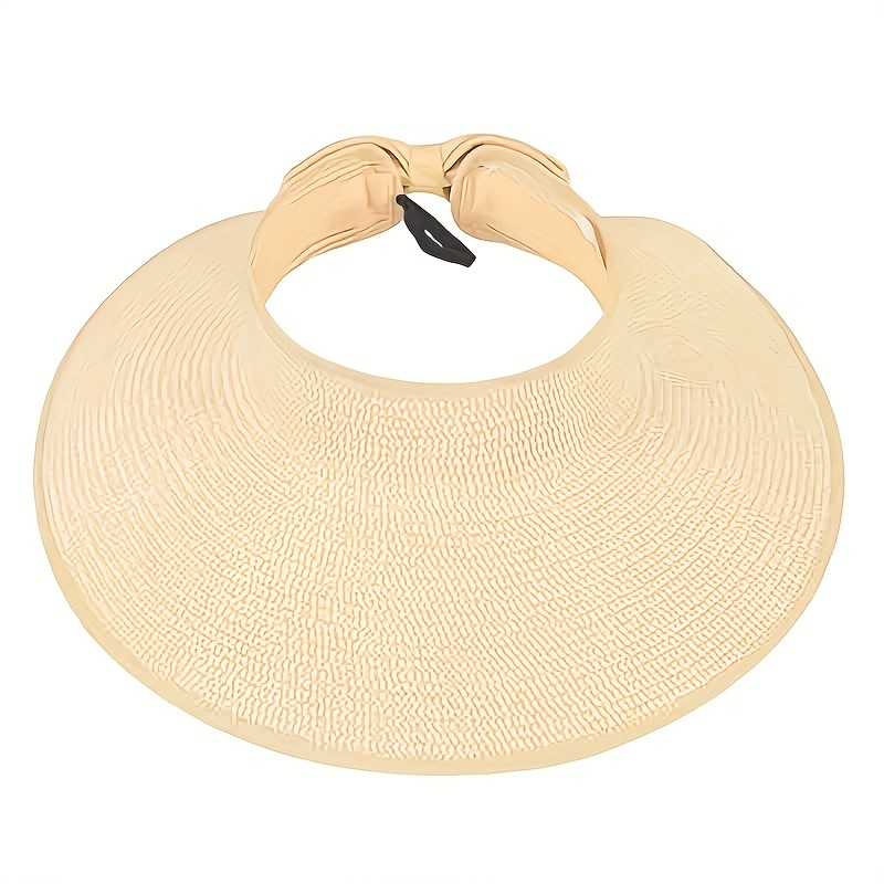 Wide Brim Sun Visor Foldable Picnic Hat Beach UV Protection Scallop for Outdoor, Women's Hat & Caps,Temu