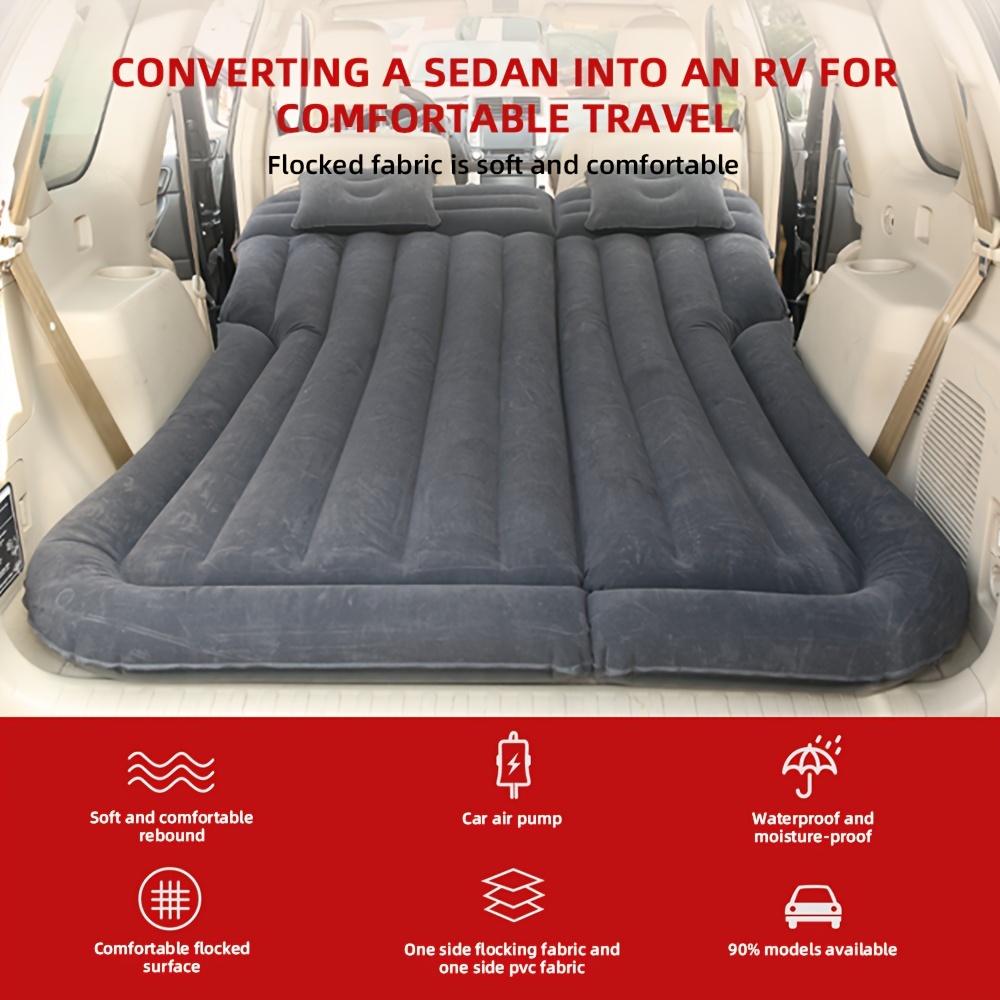 Car Inflatable Bed Air Cushion Bed Suv Trunk Sleeping Mat - Temu