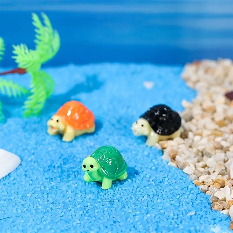 Little Turtle Ornament Resin Crafts Mini Craft Mini Animals - Temu