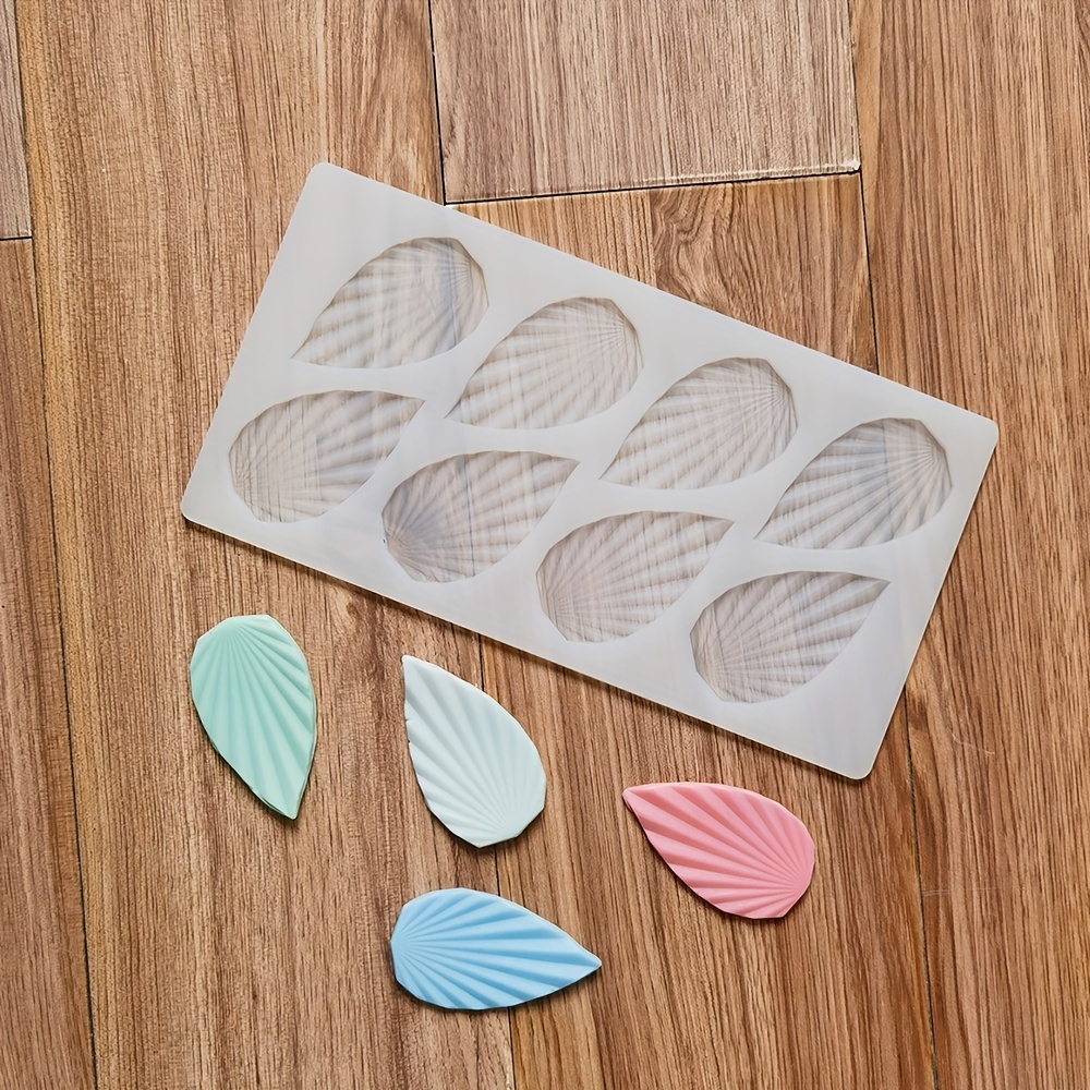 

Silicone Chocolate Mold Leaf Design - 1pc 8 Cavity Palm Leaves Candy And Pudding Diy Mould, Bpa Free Silicone For Cake Decoration And Baking Kitchen Tools