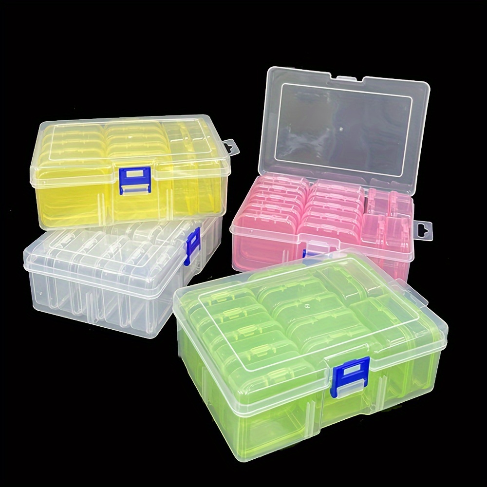 1 Set Portable Storage Box Smooth Surface Plastic Multiple Specifications  Sealing Container for Daily Use-leaveforme 