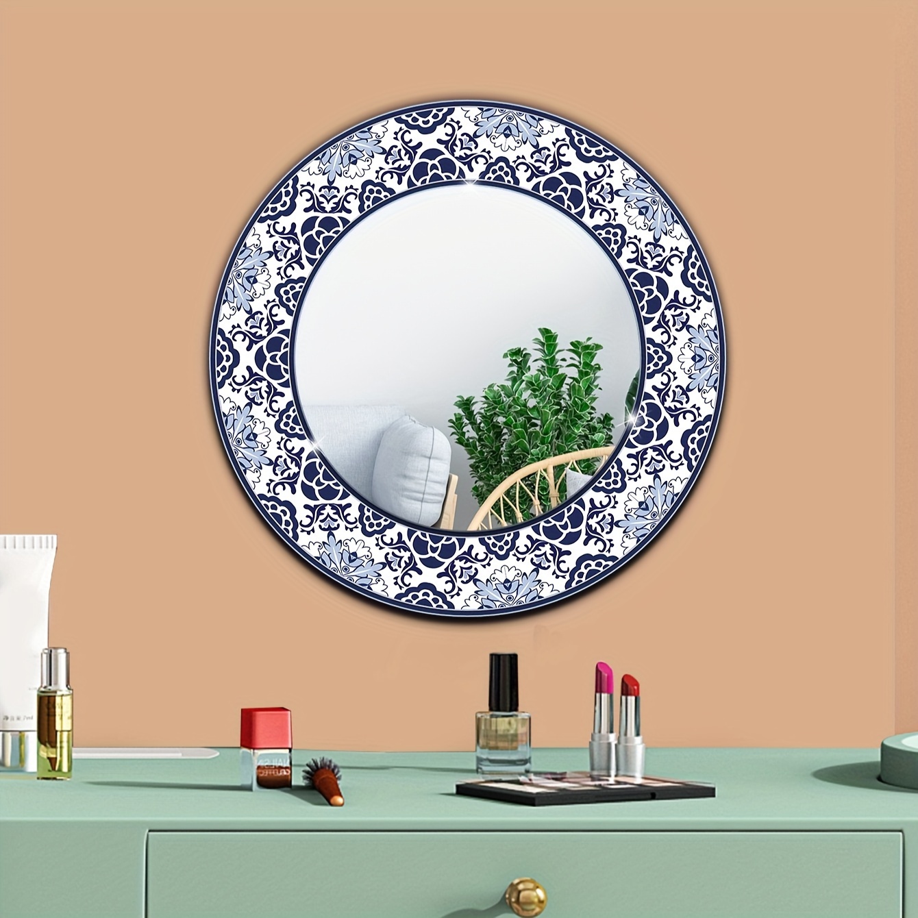 Straw Round Mirror Wall Decor Wholesale - Simple Decor