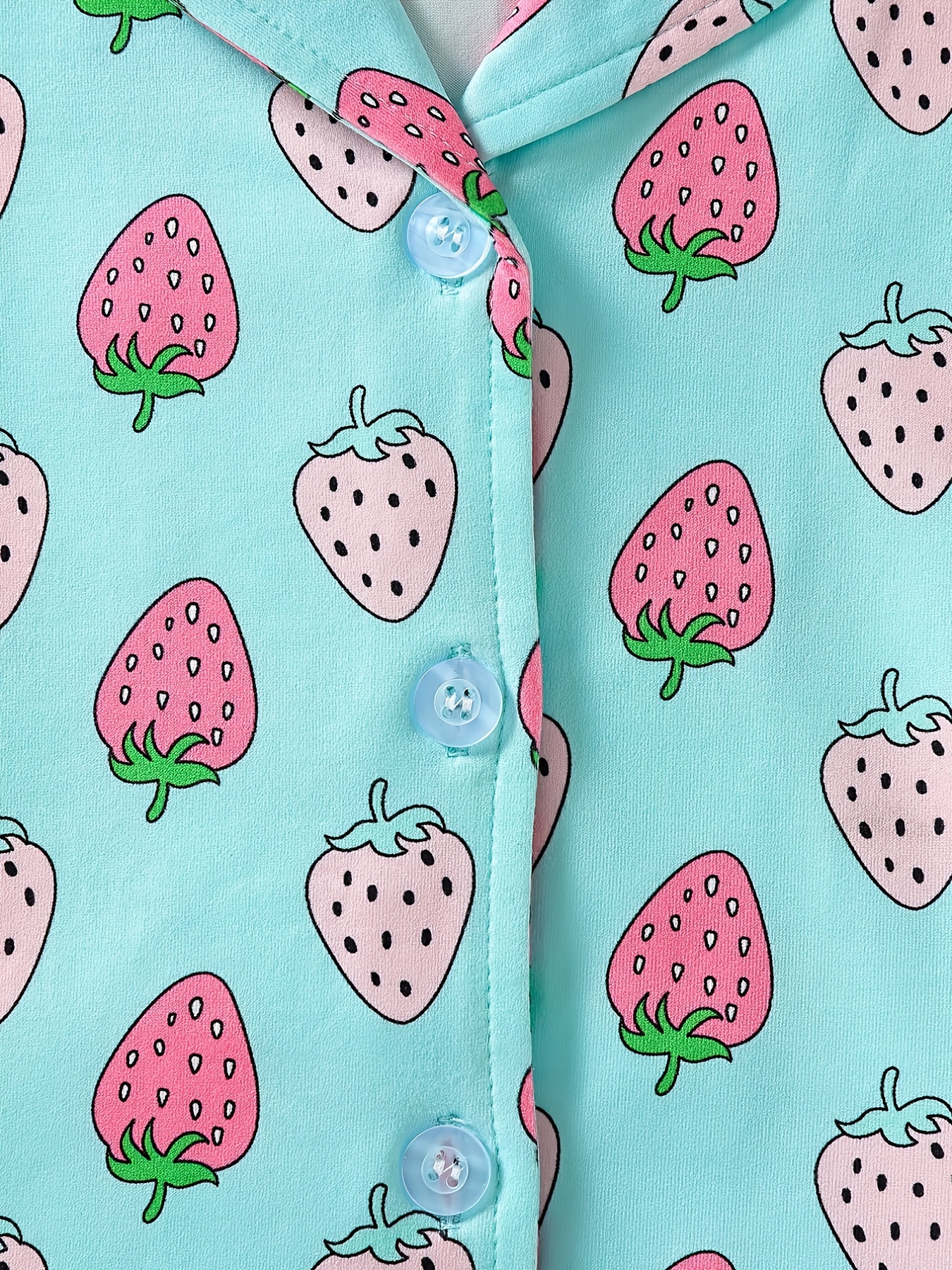 Strawberry-patterned Hawaiian Shirt, Strawberry Shirt For And