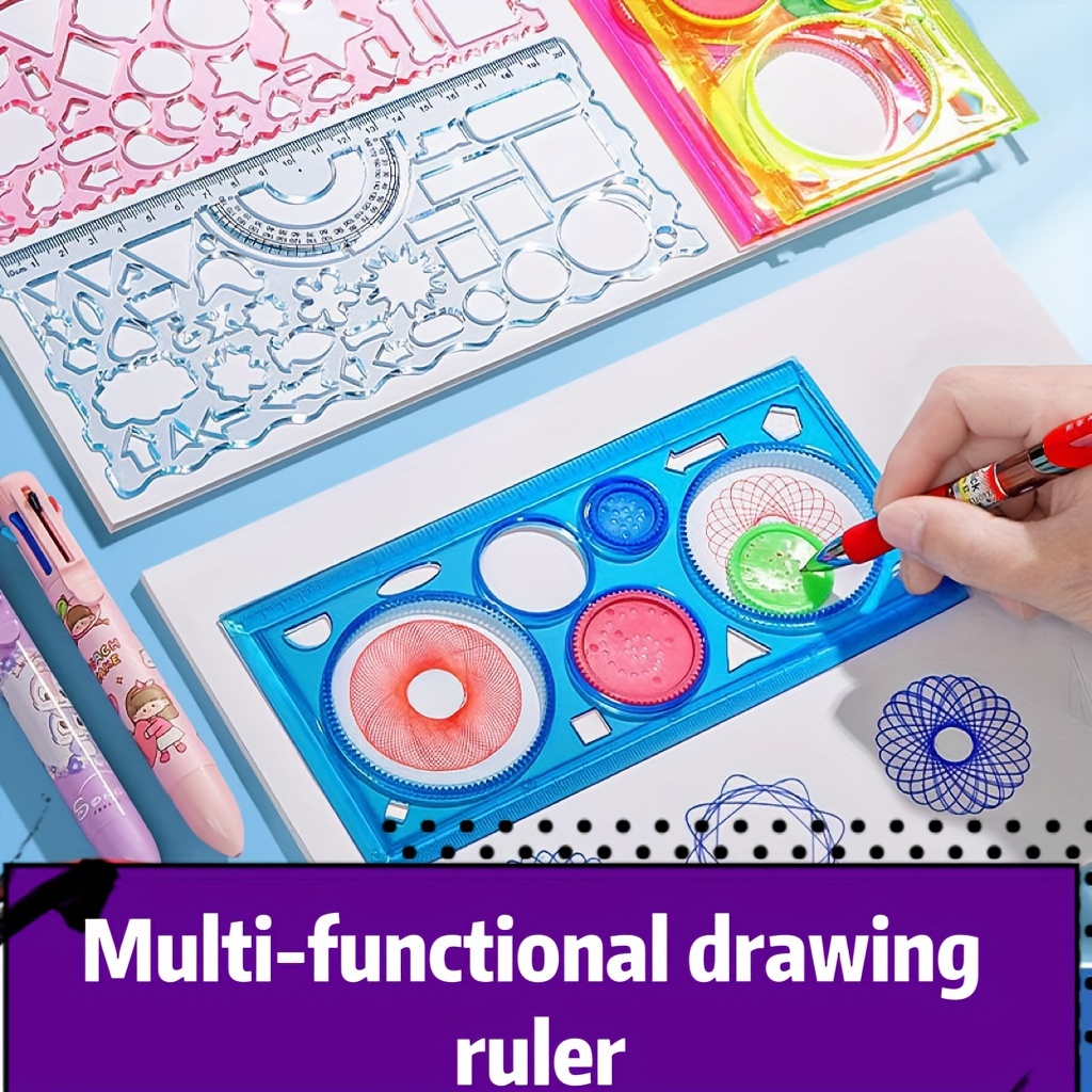 Multifunctional Spiral Ruler: Educational Drawing Tool For