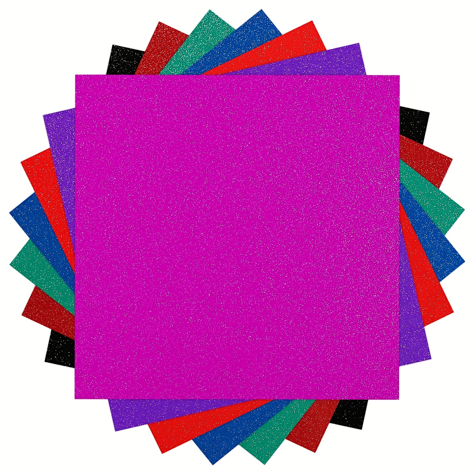 Cricut cricut joy smart permanent shimmer vinyl roll bundle, pink, purple,  blue