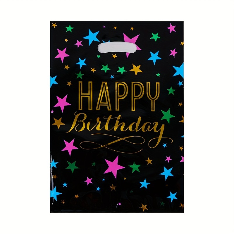 Happy Birthday Gift Bags Birthday Party Favor Bags Party - Temu