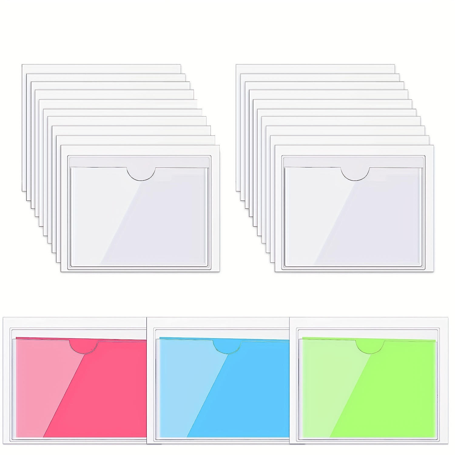 Plastic Card Box Memo Index Card - Temu