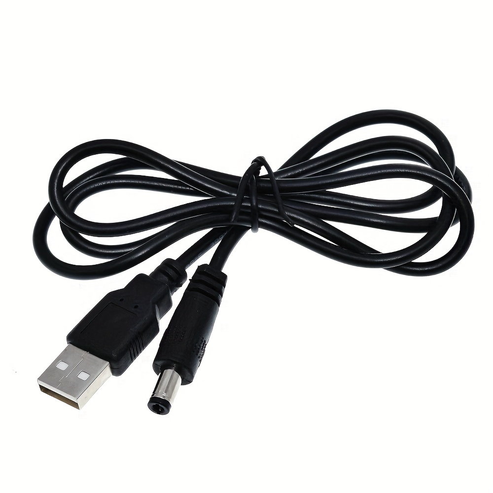 USB to 5.5mm Power Plug  USB to DC 5V Power Cable