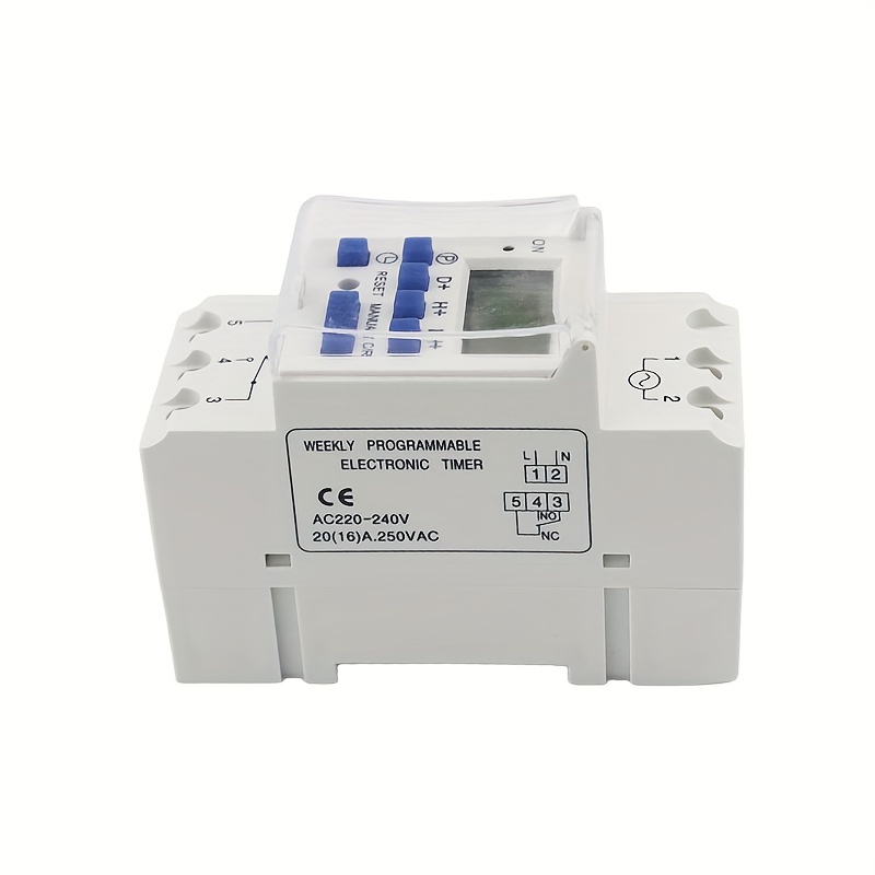 1pc Thc15a Interruptor Temporizador Programable Semanal Relé - Temu Chile