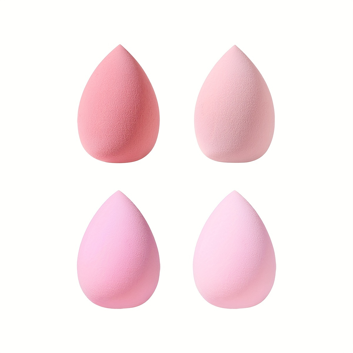 Esponja de maquillaje Esponja polvo Esponja de silicone formato polvo pack  x 12 unidades color rosa