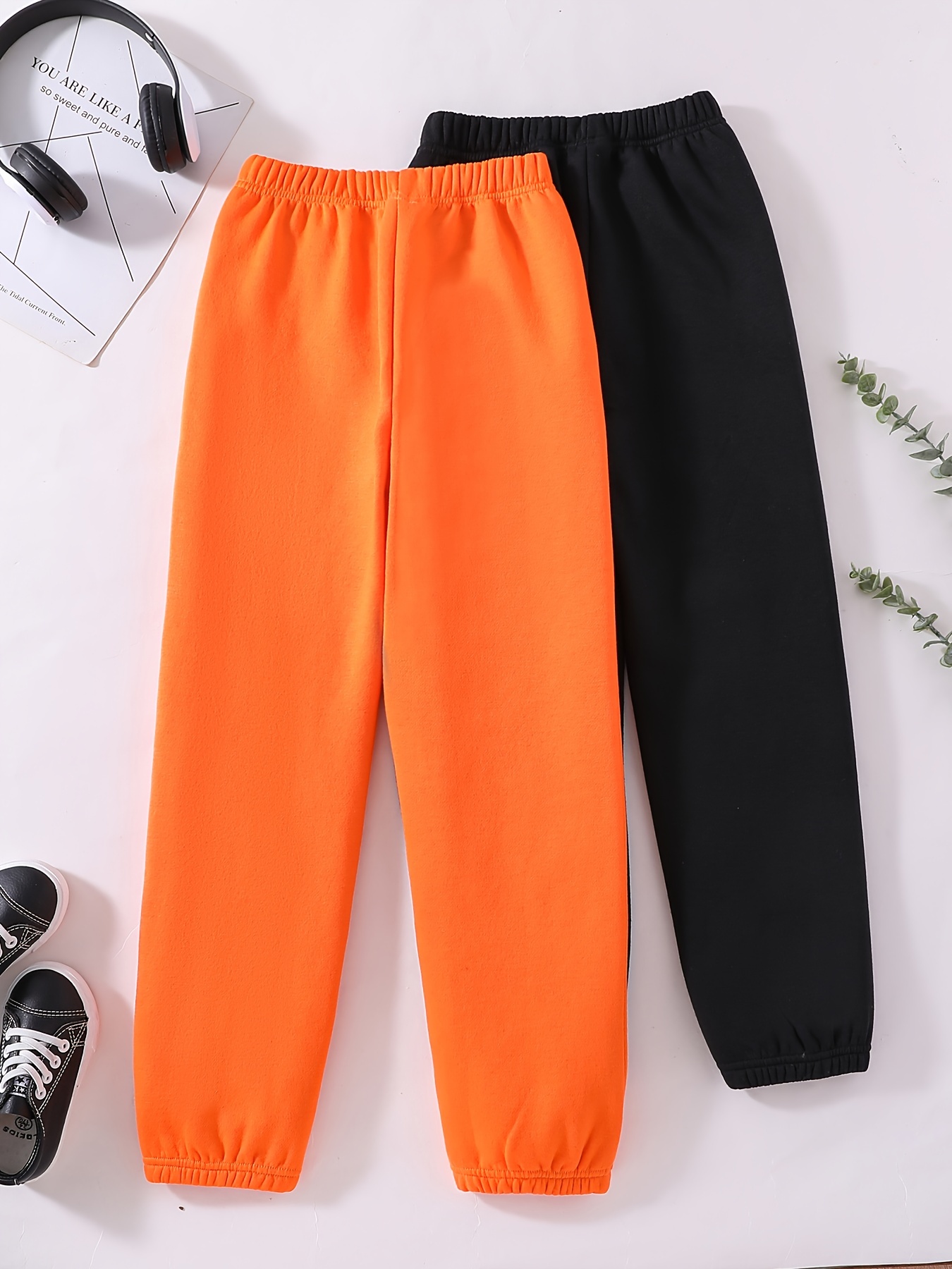 Boys 2024 orange sweatpants