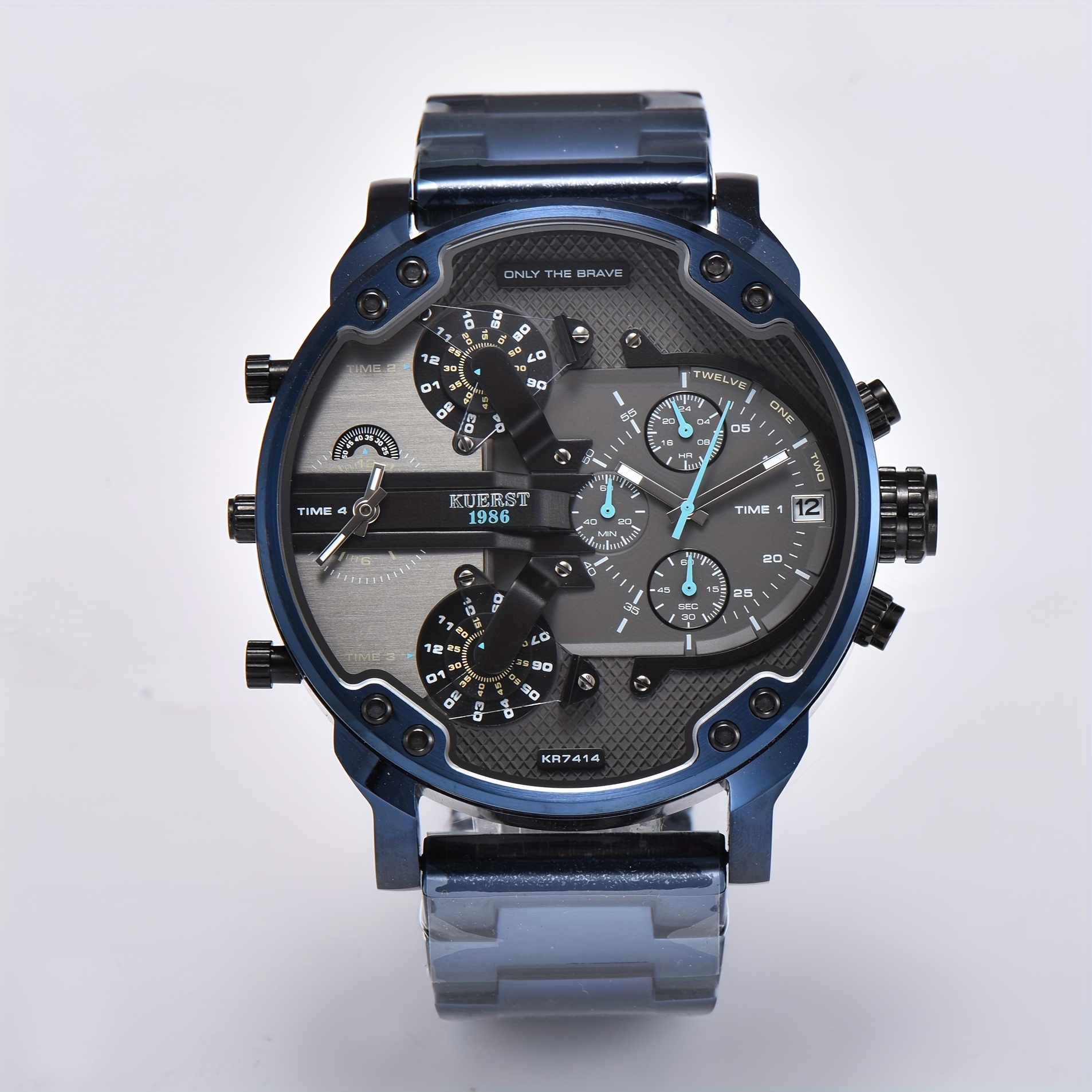 Big daddy dz7414 discount blue bracelet men's watch