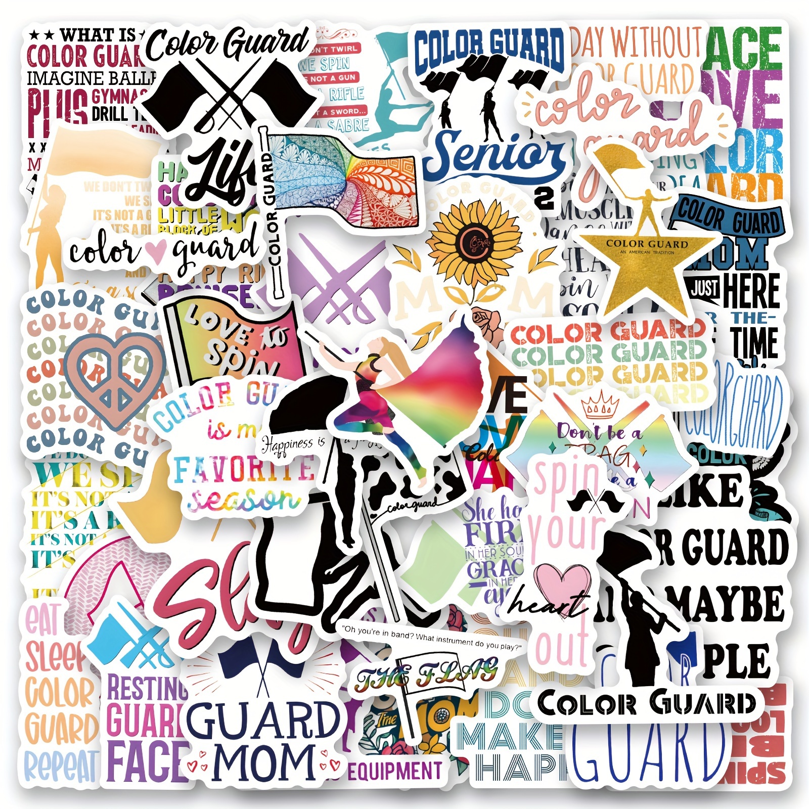 Z&M❀ Therian Stickers ❀ 50Pcs/Set Waterproof Stickers Decal for