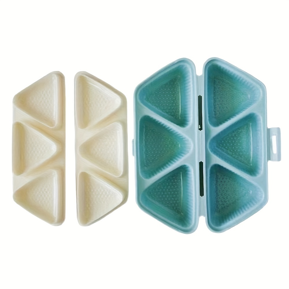 Folding Onigiri Molds 6 Cavity Triangle Rice Ball Molds - Temu