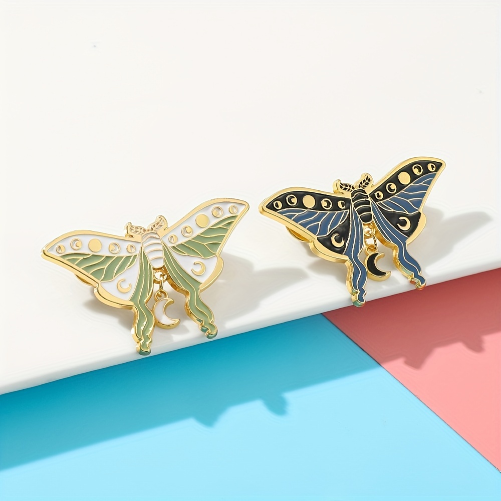 Colorful Butterfly And Moth Brooch For Men Creative Pins For - Temu