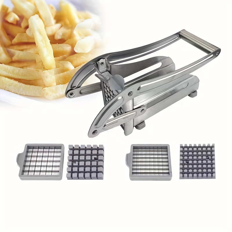 French Fry Cutter, Commercial Restaurant French Fry Cutter Stainless Steel  Potato Cutter Vegetable Potato Slicer With Suction Feet Cutter Potato Heavy  Duty Cutter For Potatoes Carrots Cucumbers - Temu