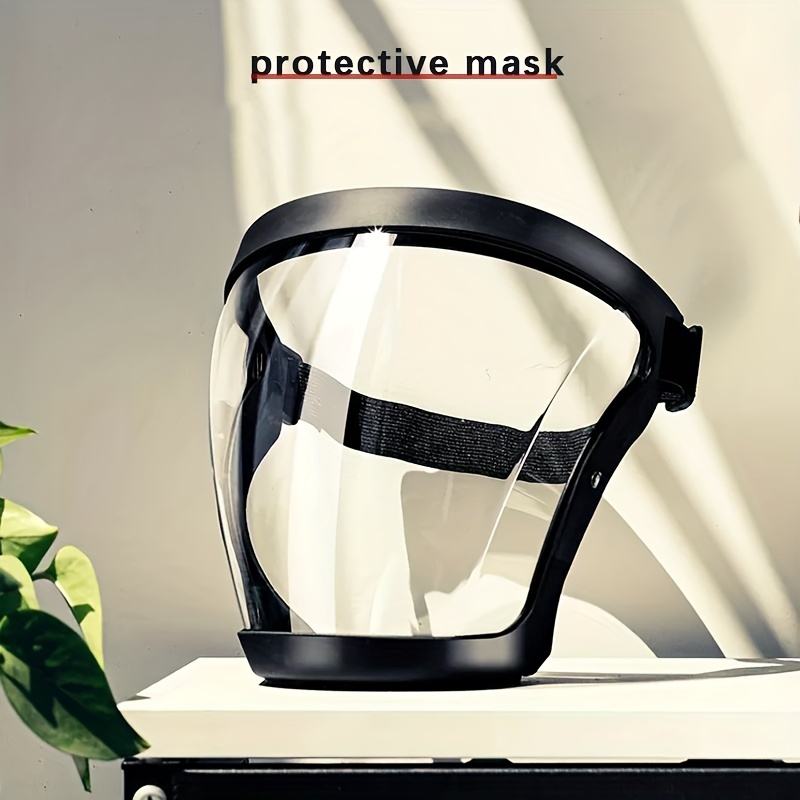 Anti-fog Shield Safety Full Face Super Protective Head Cover Transparent  Mask US