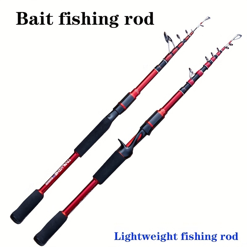 2tops Spinning/casting Carbon Fiber Fishing Rod 4 Sections - Temu
