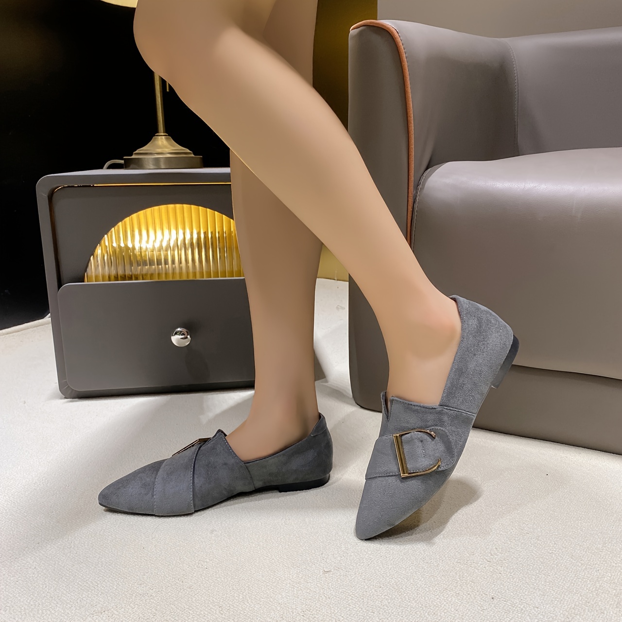 POLERO Pantoufles Plates D'été à Enfiler Pour Femme Motif Infirmière - 1 Basset Hound Flower, 36 EU