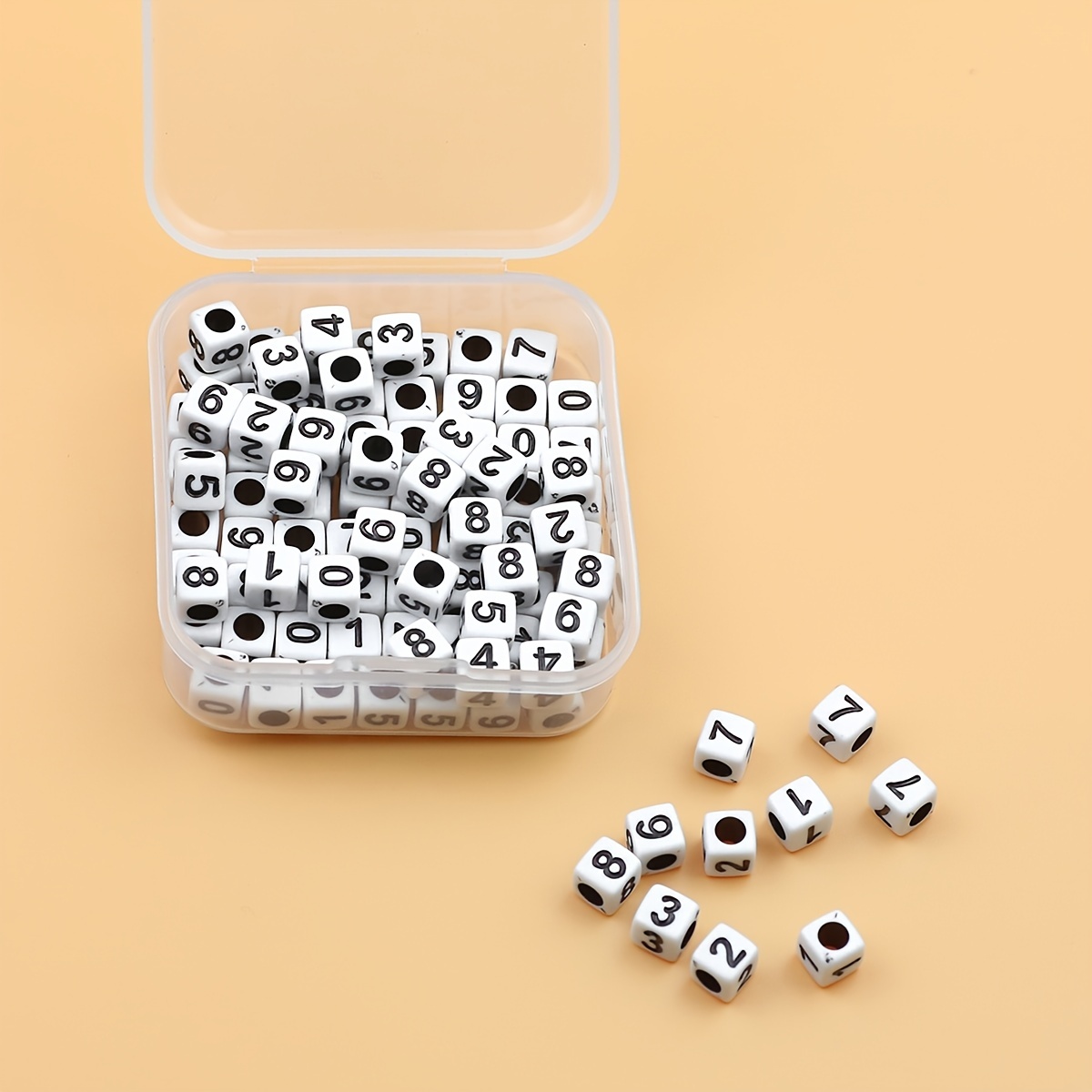 Making Diy Charm Bracelets Alphabet Letter Beads Box Acrylic - Temu