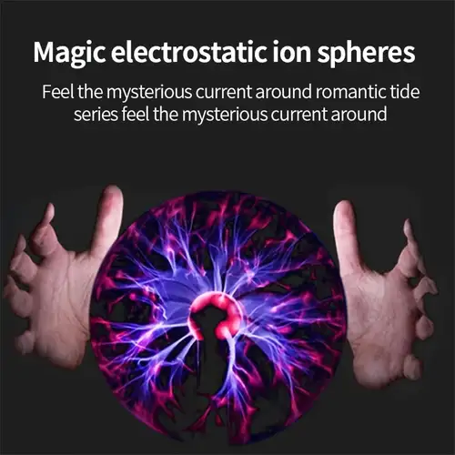 3 Pouces Electrostatique Touch Induction Plasma Ball Magic Ball Glow  Lightning Ball Ion Lamp Outdoor Lamp Ion Generator Lamp Nouvelle Usb  Electrostatic Induction Ball Negative Ion Touch Electrostatic Ball  Electrostatic Ball Magic