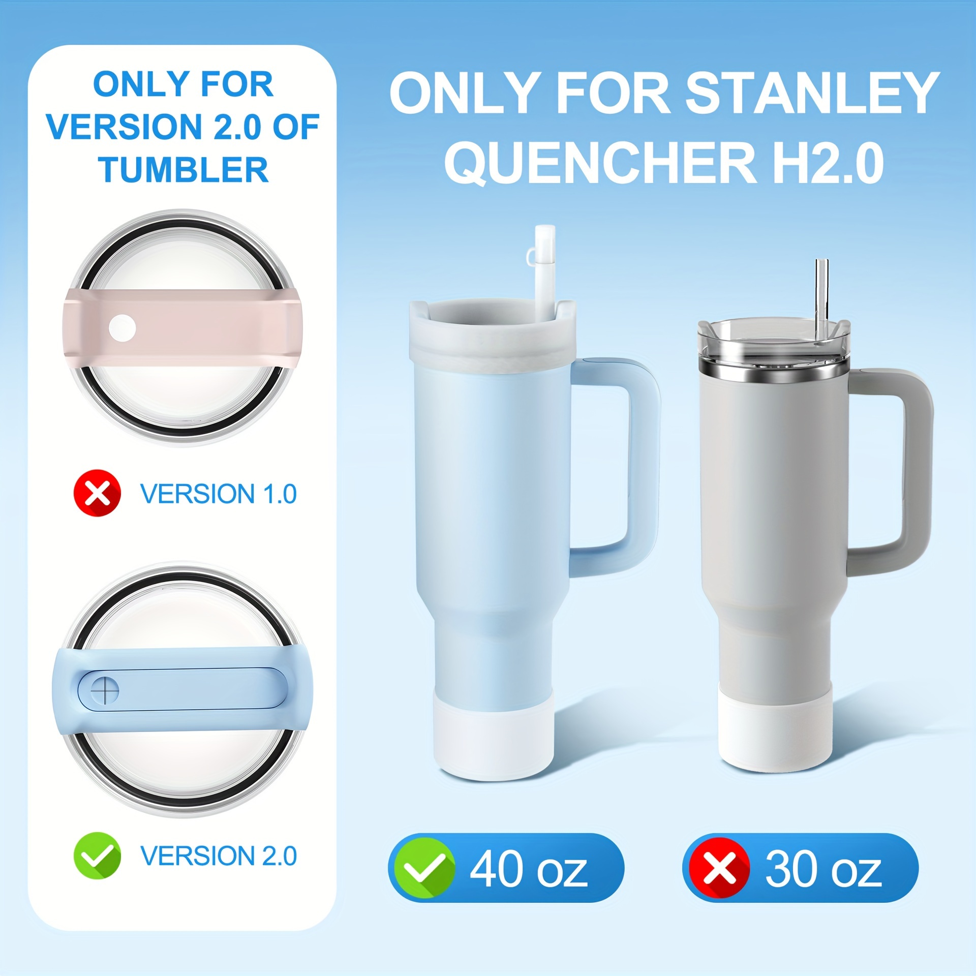 Stanley Tumbler Spill Stopper Set, Stanley 40oz tumbler, Stanley