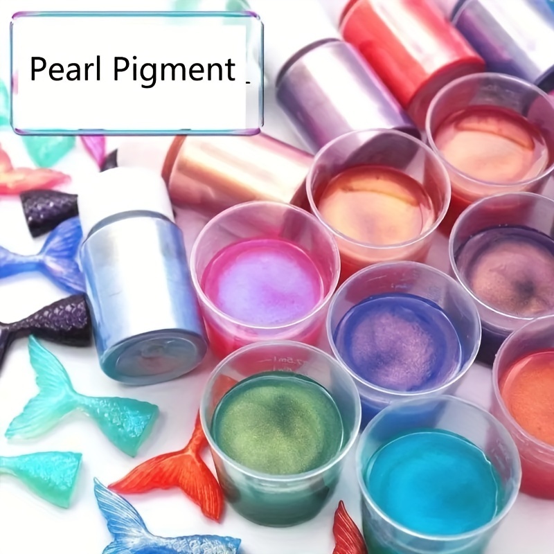 Mica Powder Epoxy Resin Dye Pearl Pigment Natural Mica Mineral Powder DIY  Epoxy Resin Mold Jewelry Making Accessories