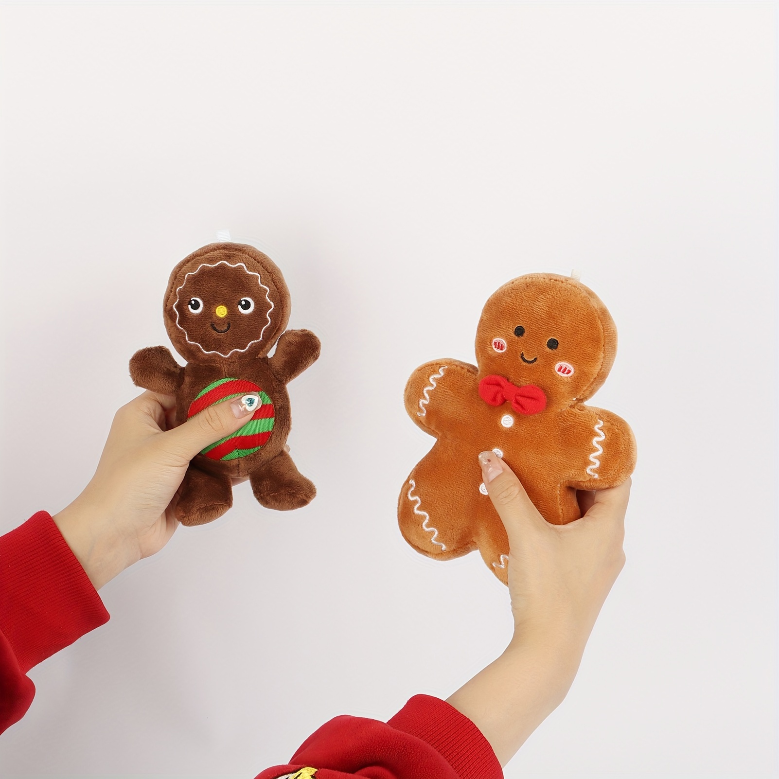 6" Gingerbread Man Toy Plush Stuffed Doll Christmas Tree Decoration