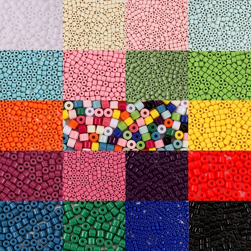 A Pack Random Mixed Color Acrylic Candy Beads For Jewelry - Temu