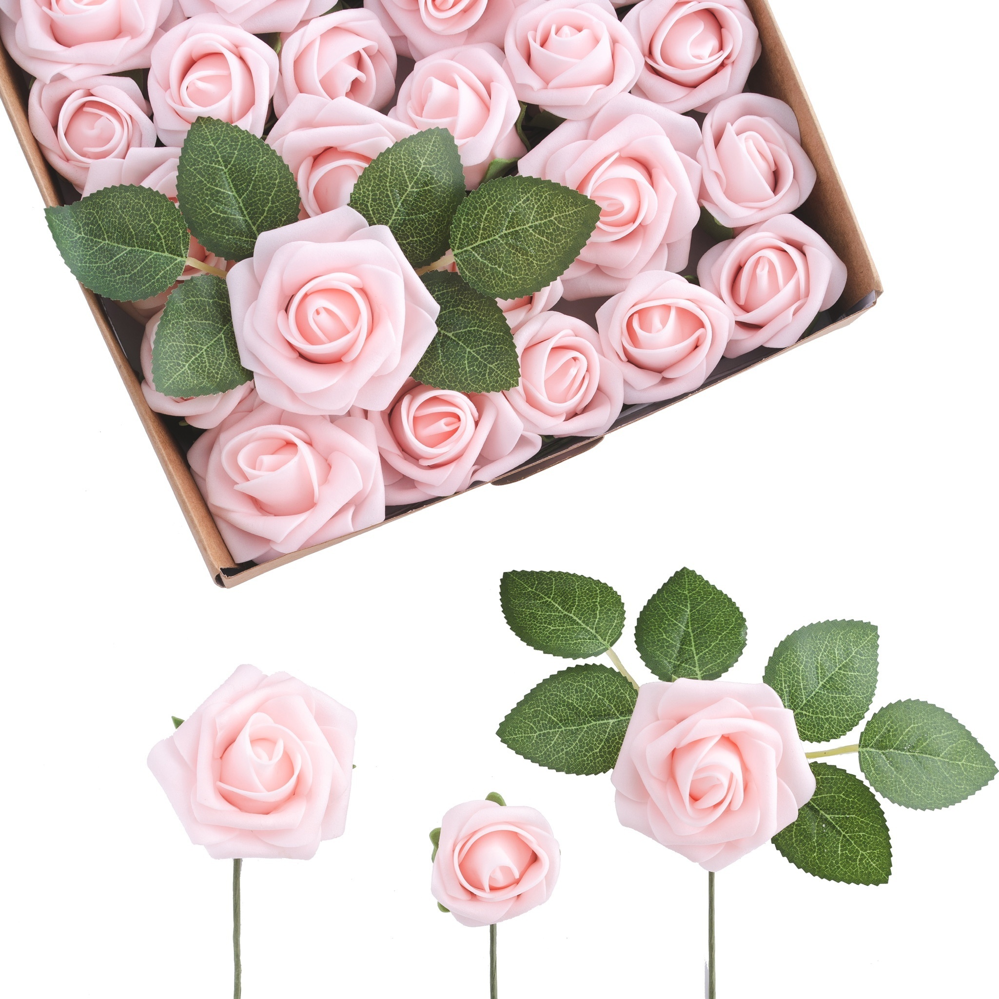 1 Pièce Fleur Artificielle Thé, Bouton De Rose, Chrysanthème