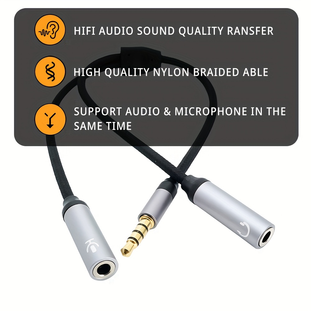 Répartiteur De Micro Pour Casque Adaptateur Audio 3 5 Mm - Temu Canada