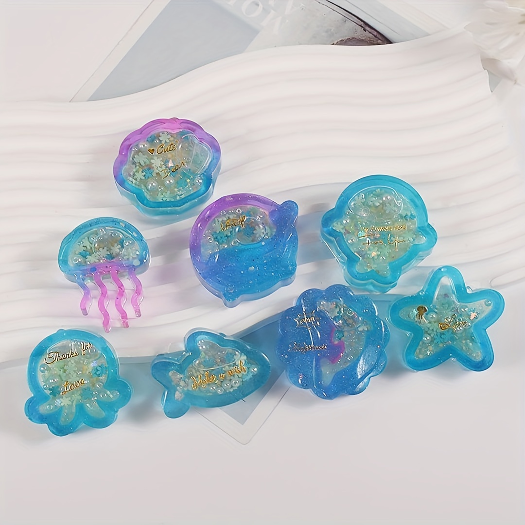 Sea Animal Resin Jewelry Pendants Molds Cute Resin Earring - Temu