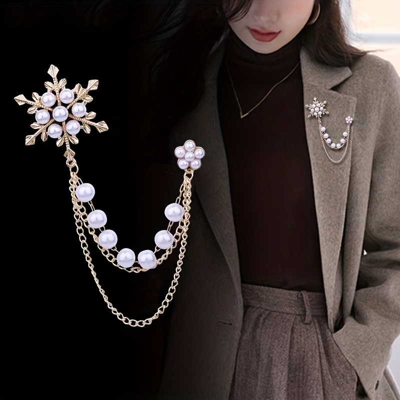 The Pearl Brooch - Free Returns Within 90 Days - Temu Bahrain