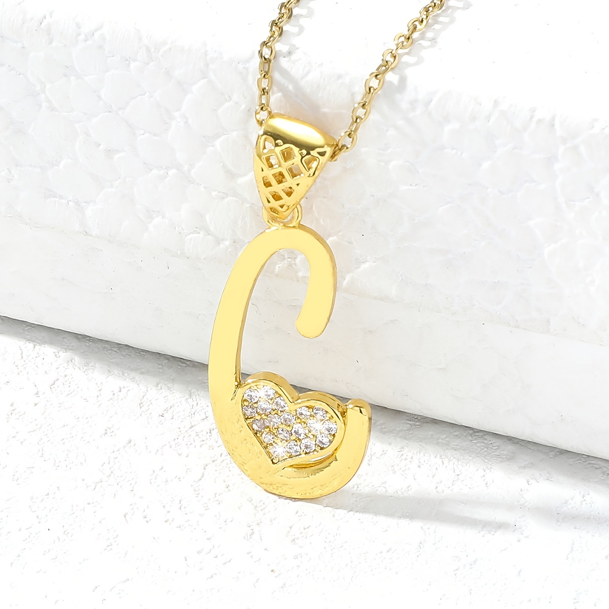 Fashion Jewelry LV Letter Necklace 925 Sliver Pendant Zircon