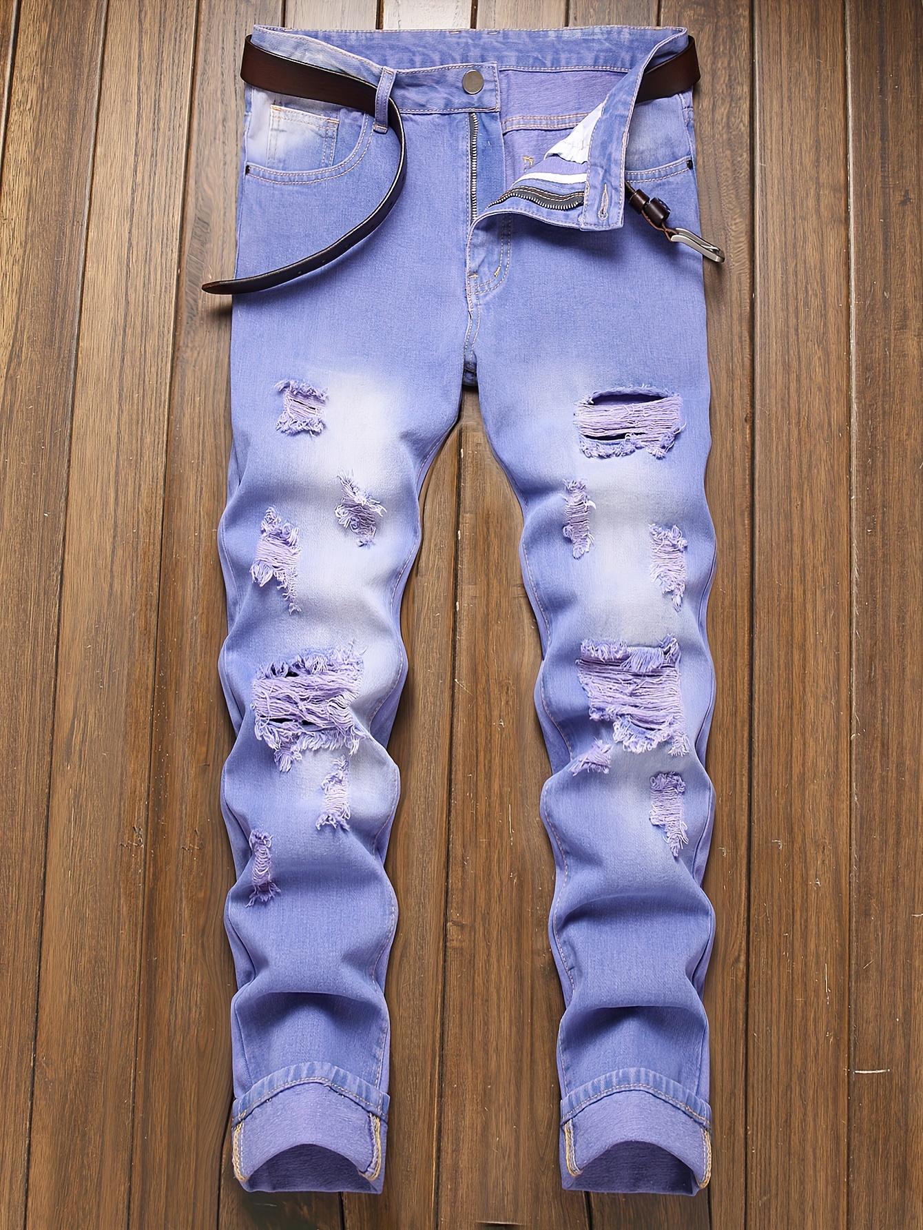 Purple Jeans Men - Temu