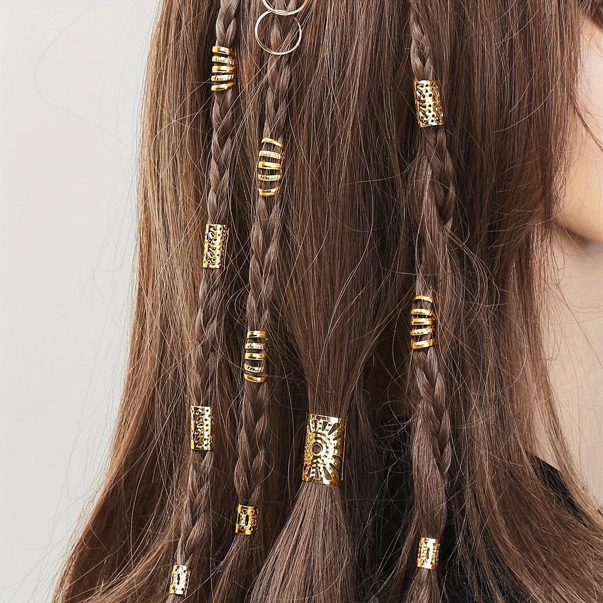 Kryc Viking Celtic Hair Accessories 3 Viking Spiral Hair Beads Spiral Viking  Hair Accessories Braids Hair Accessories Dirty Braid Ornaments Vintage Ro