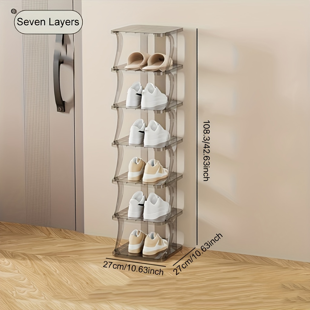 Multi-layer Simple Shoe Rack Entryway Space-saving Shoe Organizer