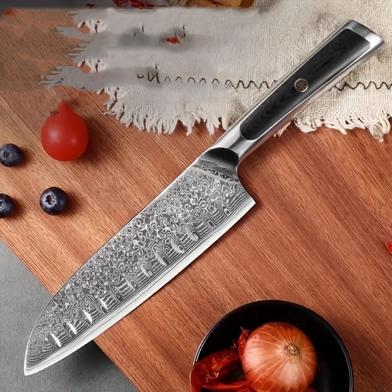 Damascus Knife Set - Temu