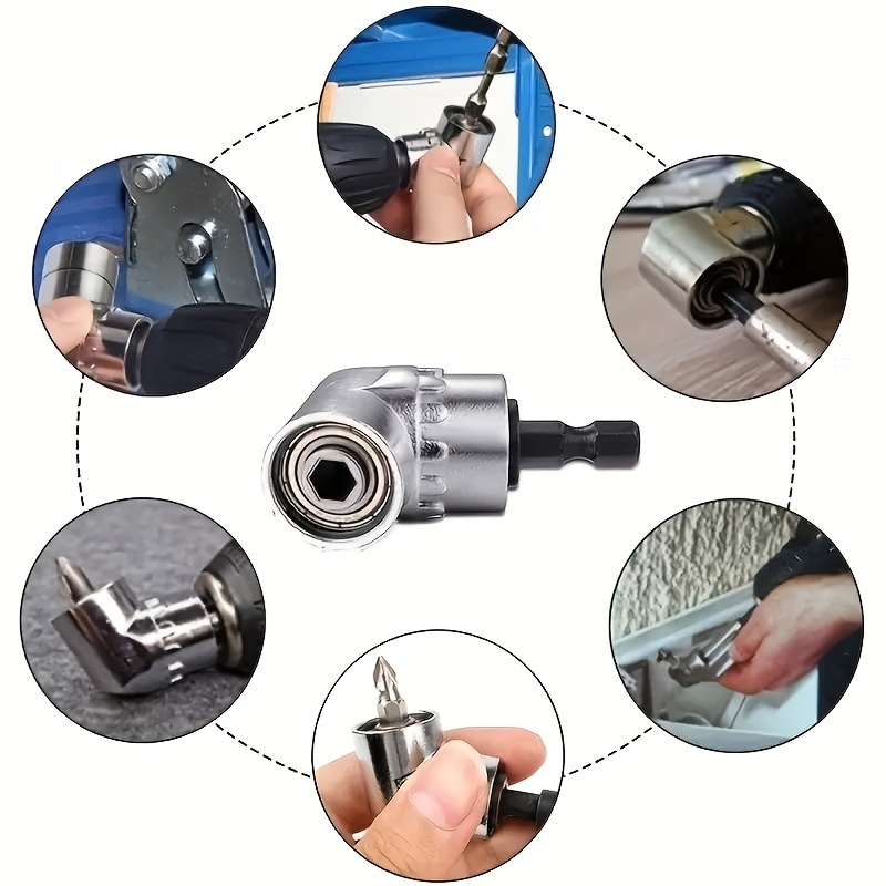1pc Tool Accessories Screw Head 105 Degree Bending Tool Drill Accessories Extension Compatible with Electric Drill